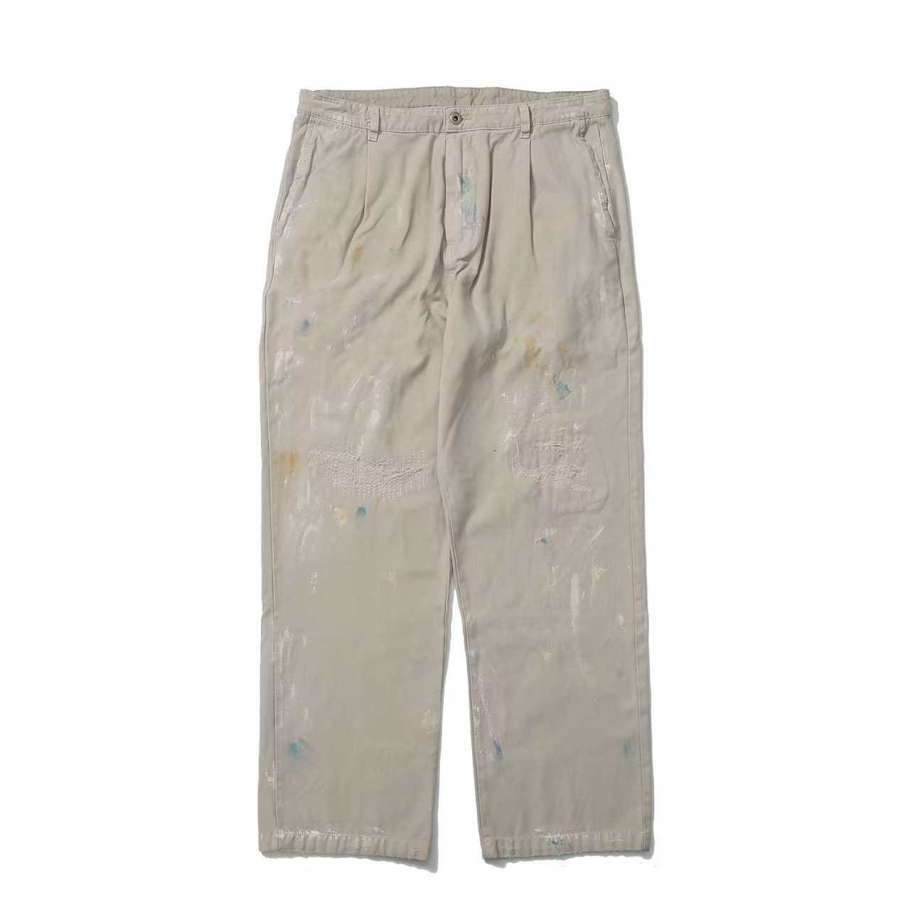 MADNESS 復古做舊休閒直筒工裝褲