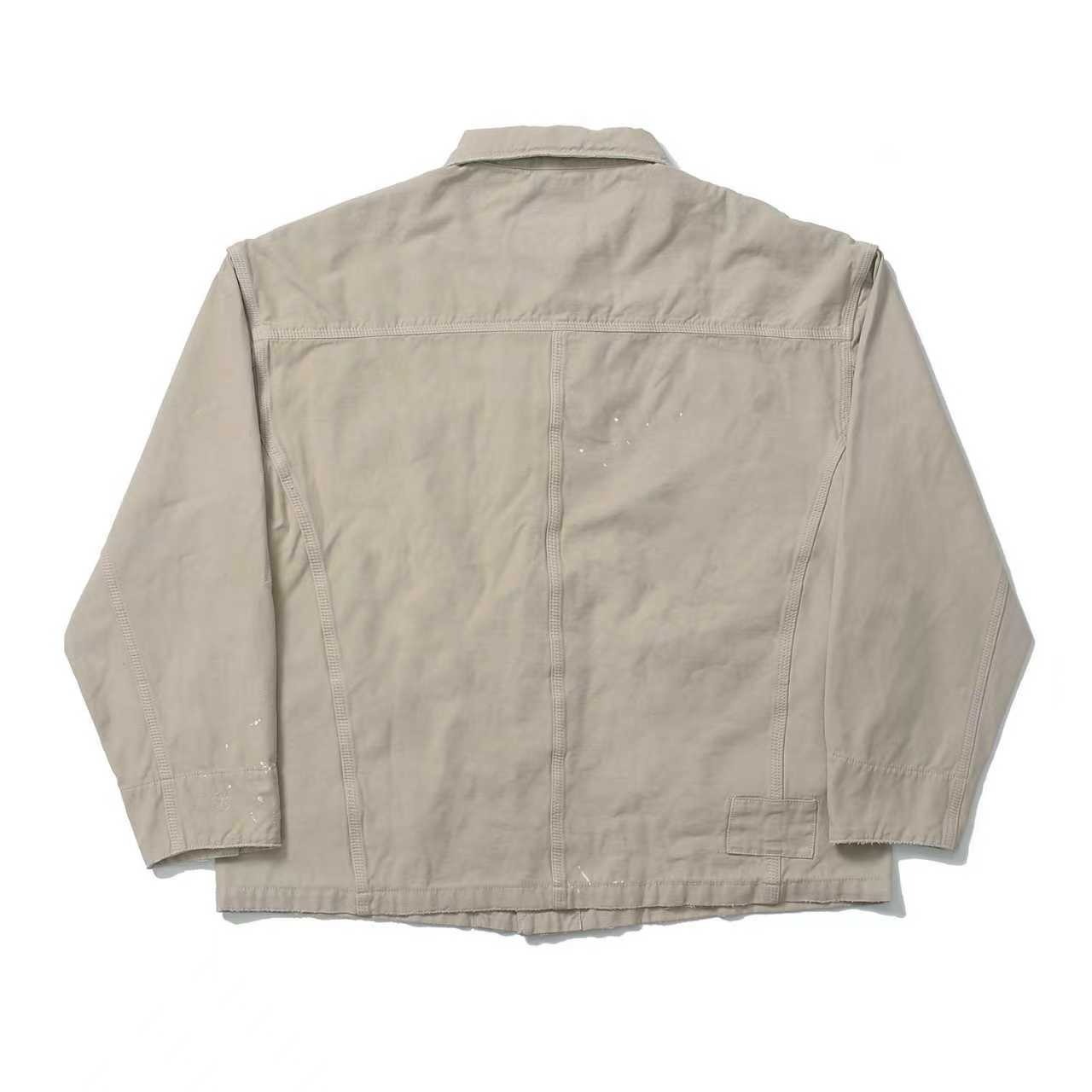 MADNESS 復古做舊休閒單排扣夾克外套