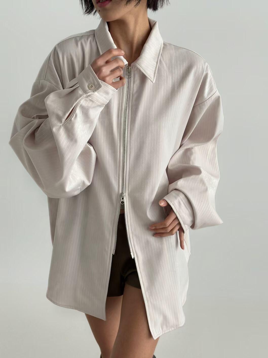 牛仔拉鍊外套 JK2729