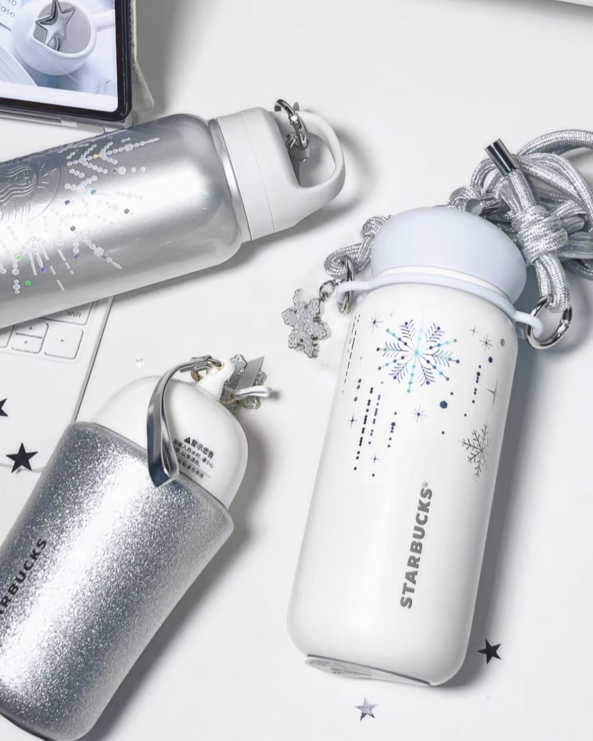 Starbucks 星巴克 雪耀奇境系列 雪花 隨行杯 吸管杯 禮盒 馬克杯 水晶球 共18款