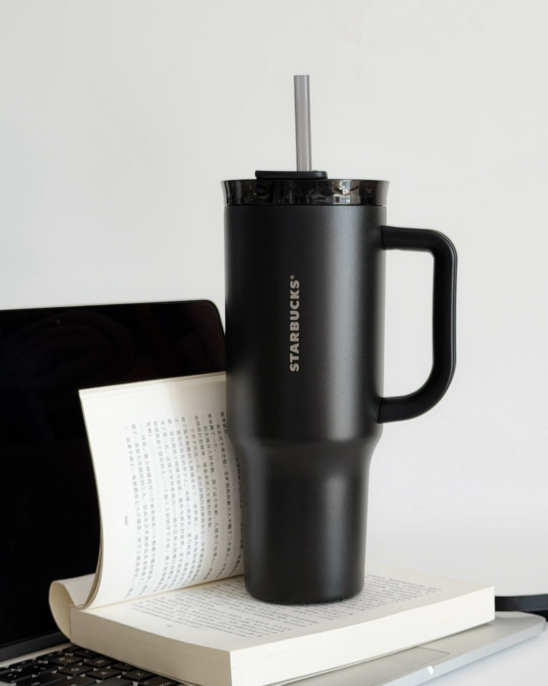 Starbucks 星巴克 鎏金系列 吸管杯 環保杯 霧面 消光黑