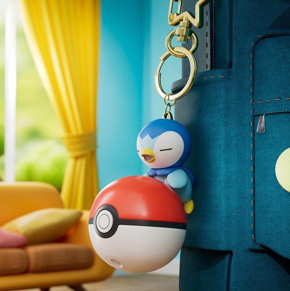 寵物小精靈 波加曼 | 發光精靈球掛件鎖匙扣 | 飾物