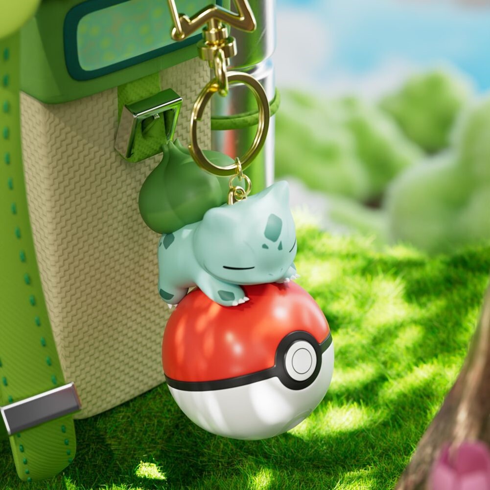 寵物小精靈 奇異種子 | 發光精靈球掛件鎖匙扣 | 飾物