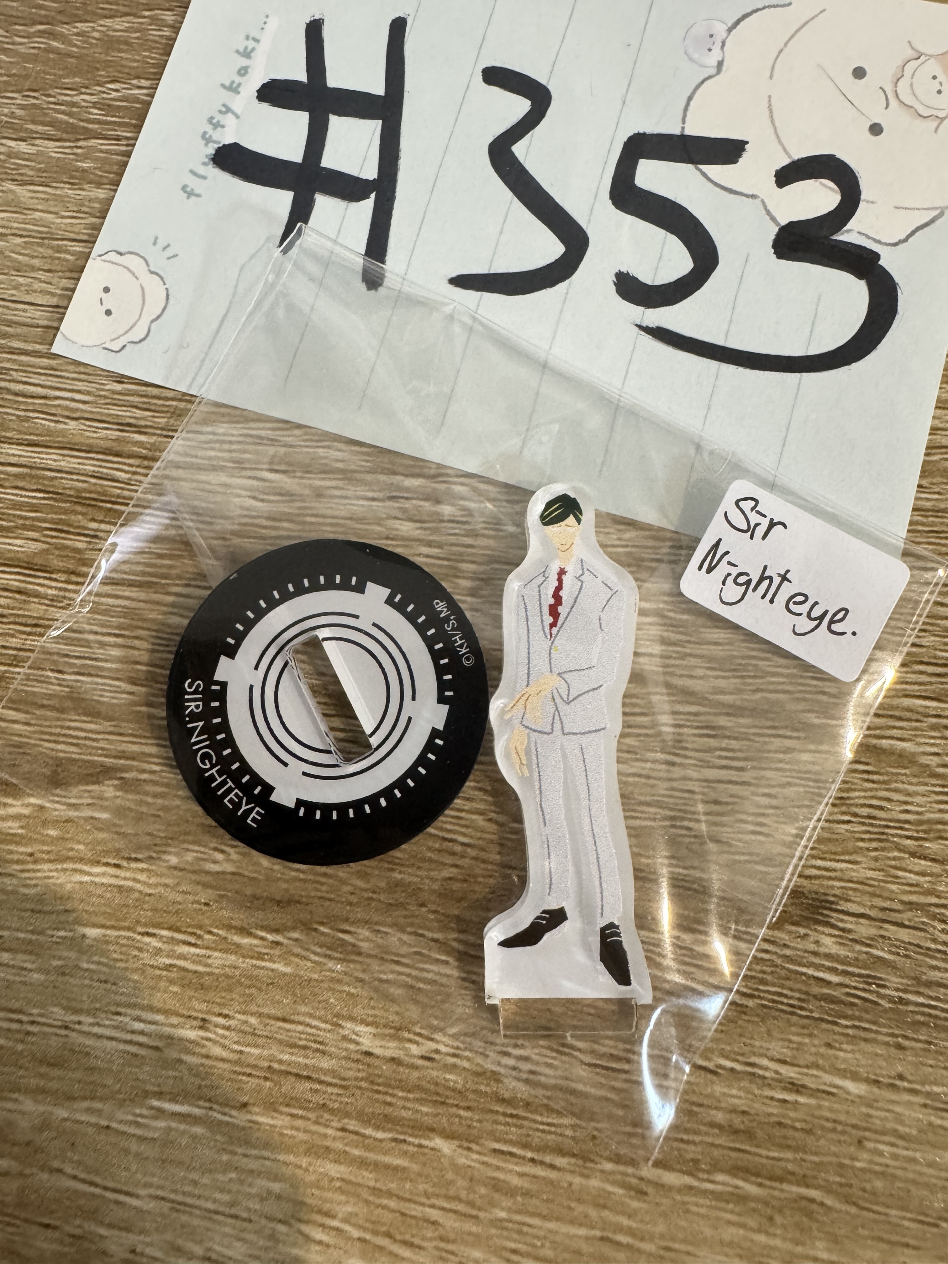 我的英雄學院 SIR NIGHTEYE 立牌 #353