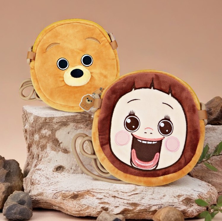 小燦 | 燦子 公仔毛绒斜揹袋