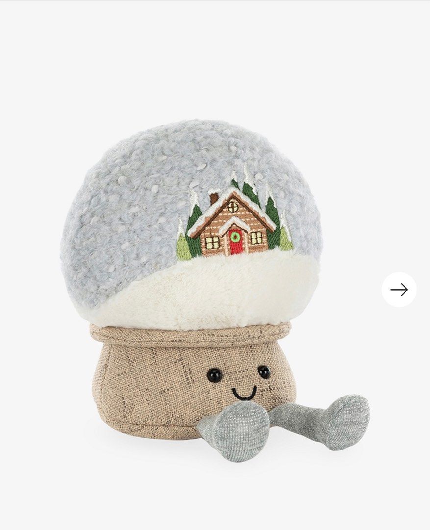 JELLYCAT 聖誕水晶球公仔 Amuseables Snow Globe