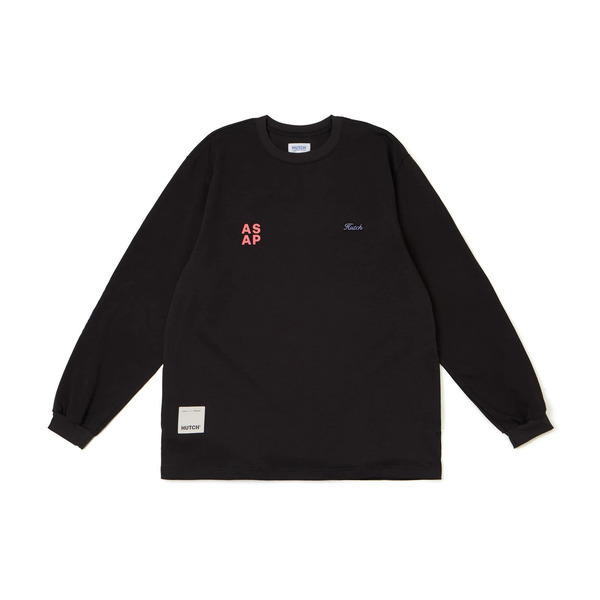 Hutch Pocket L/S Tee trio LS002-25-BLK 男 長袖上衣 休閒長袖 黑