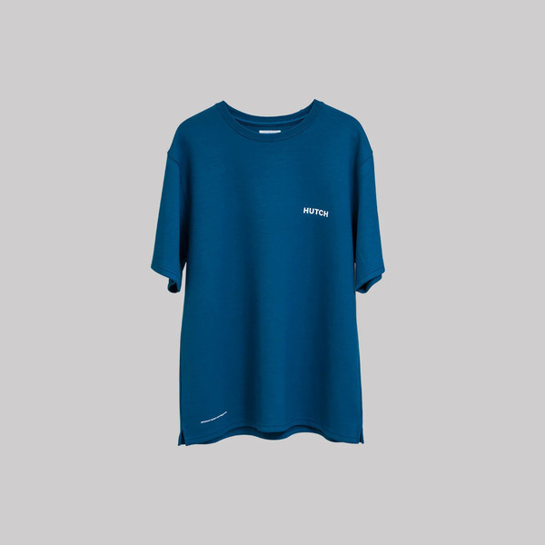 Hutch Not A Cotton Tee TS001-23-BLU 男 T恤 上衣 休閒短袖 藍