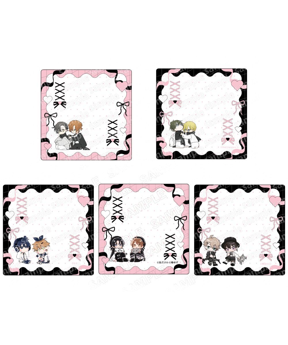 預購-迷你手巾 BLACK&PINK ver. 系列【日本進口精品】