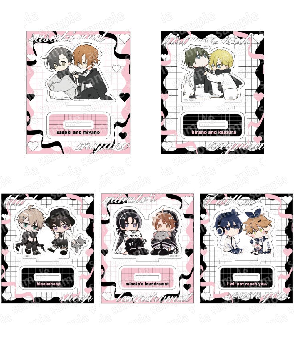 預購-Q版壓克力立牌 BLACK&PINK ver. 系列【日本進口精品】