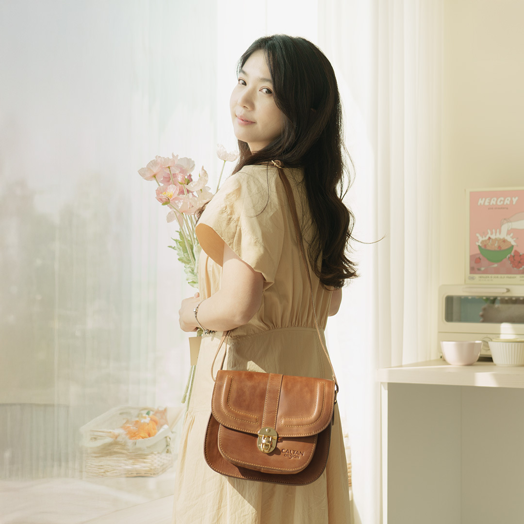 游牧印記真皮口袋馬鞍包-三色(5519)