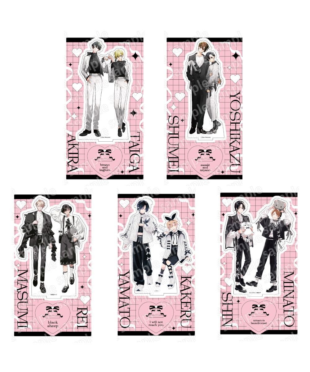 預購-壓克力立牌 BLACK&PINK ver. 系列【日本進口精品】