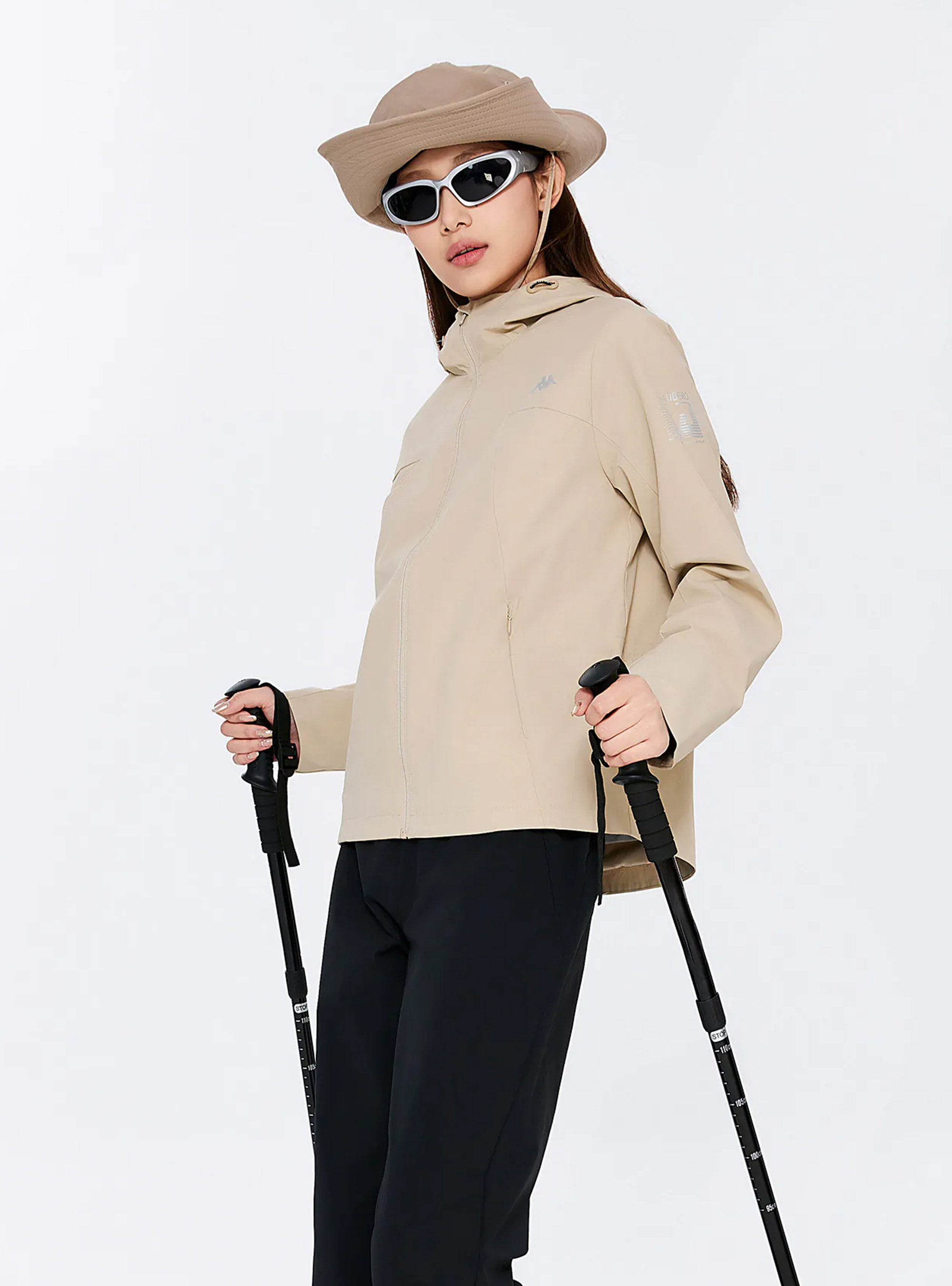 女款 防水防風連帽外套