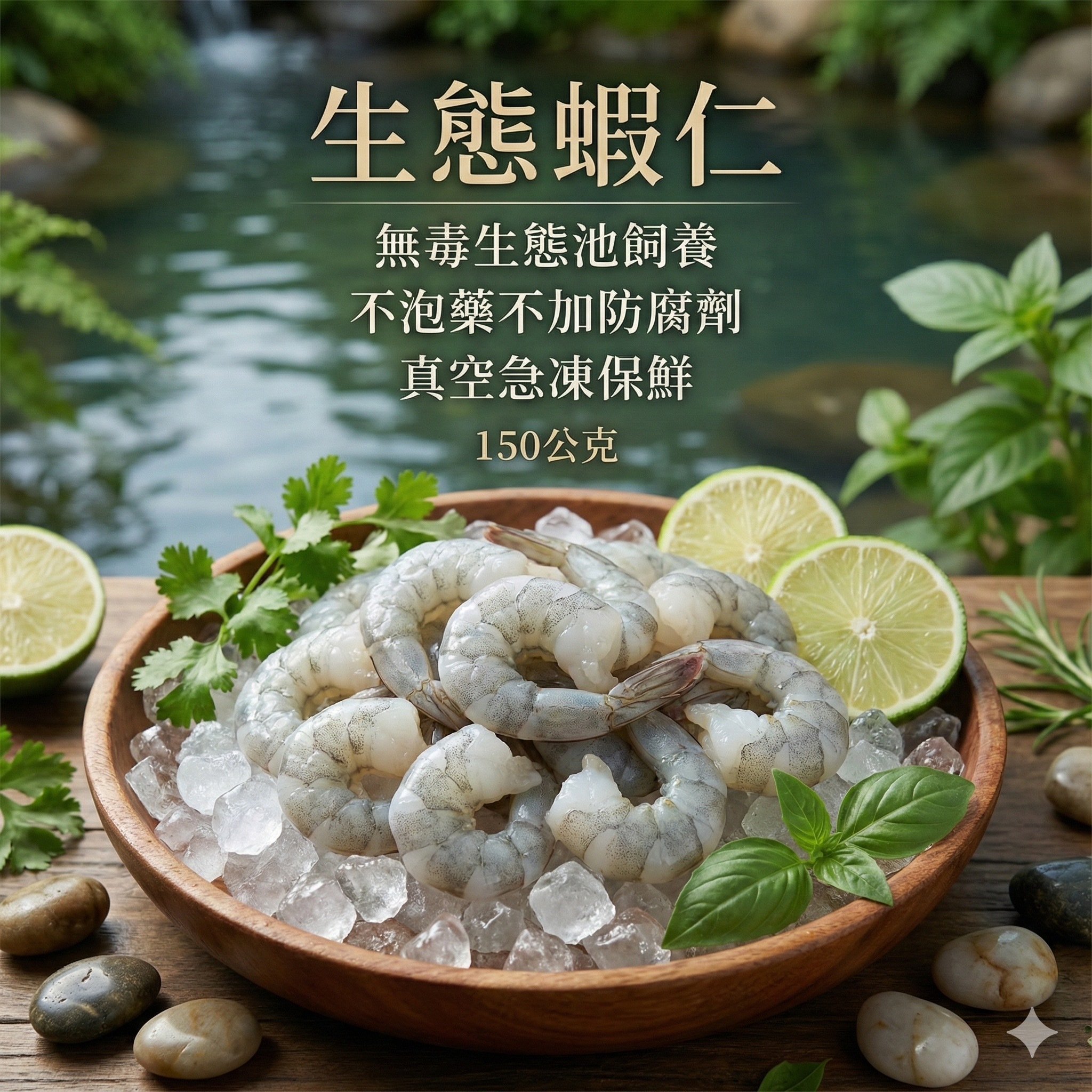 生態蝦仁（150公克）