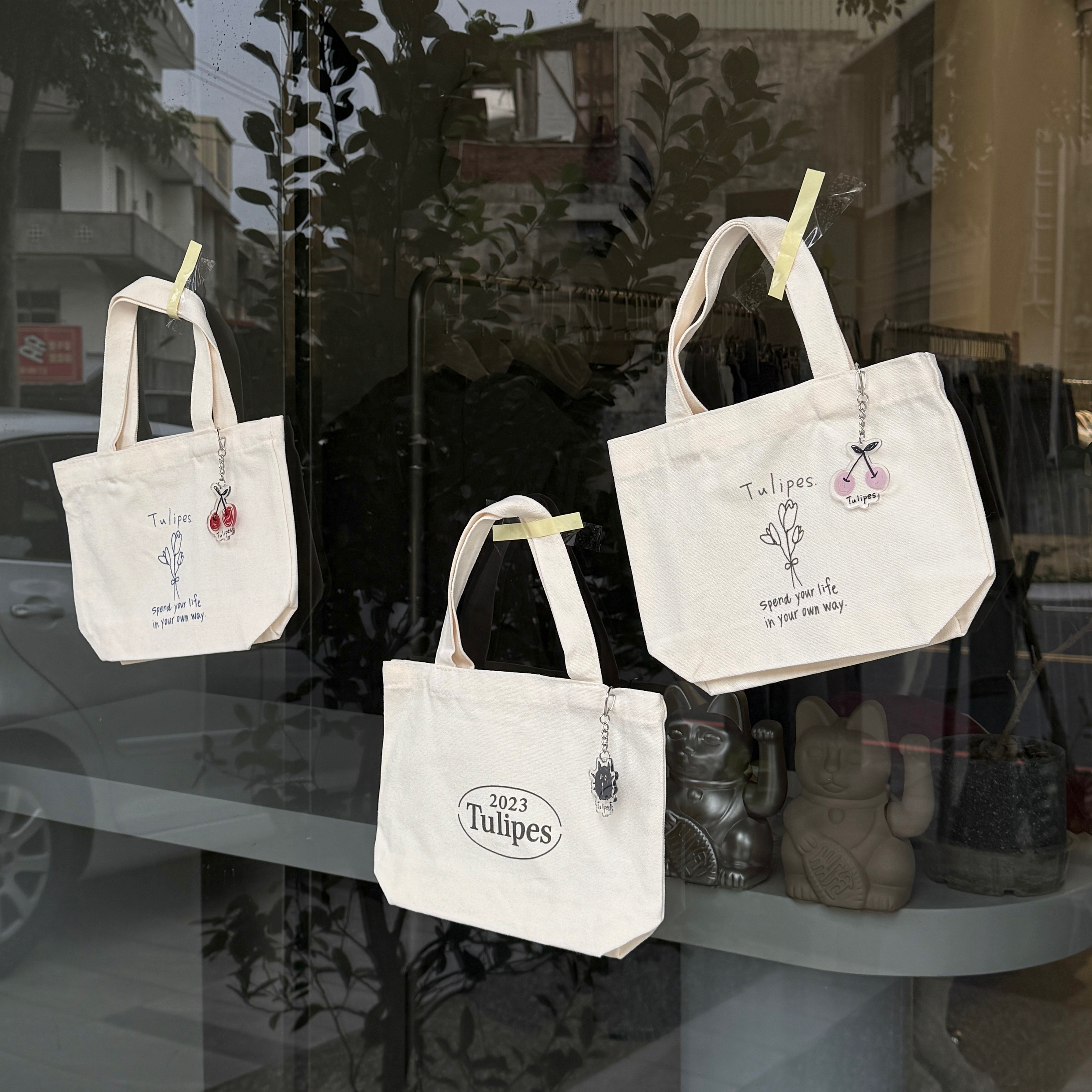 品牌帆布小提包