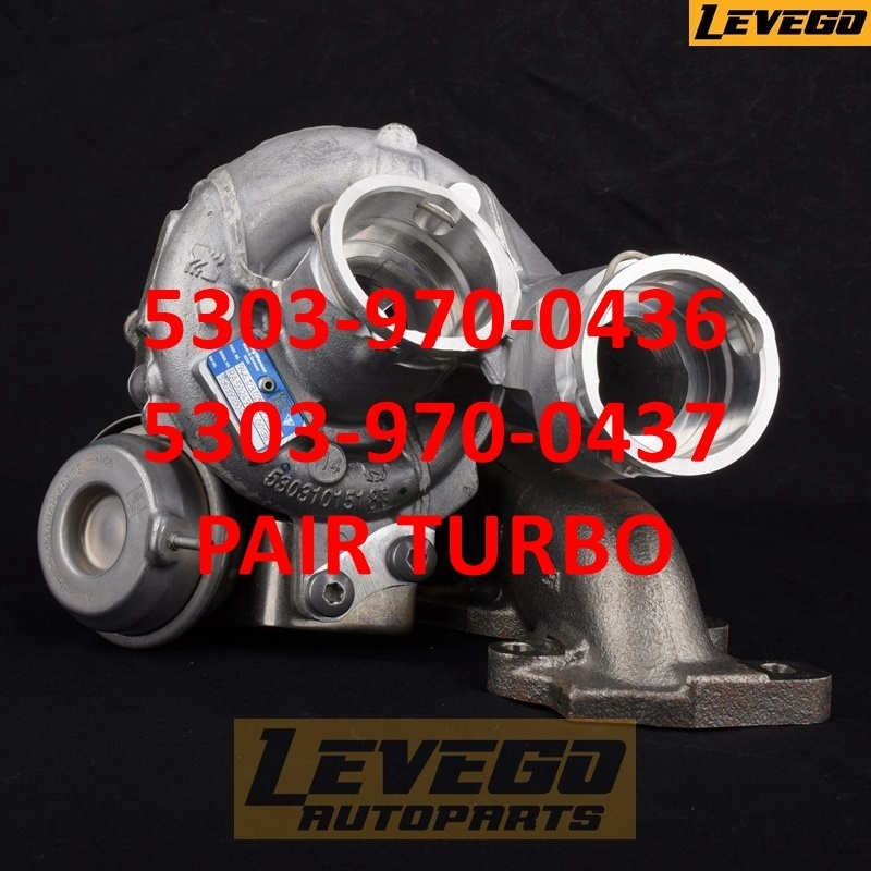 New K03 BI-Turbo for Porsche Macan 3.0L V6 engine 53039700437 53039700436