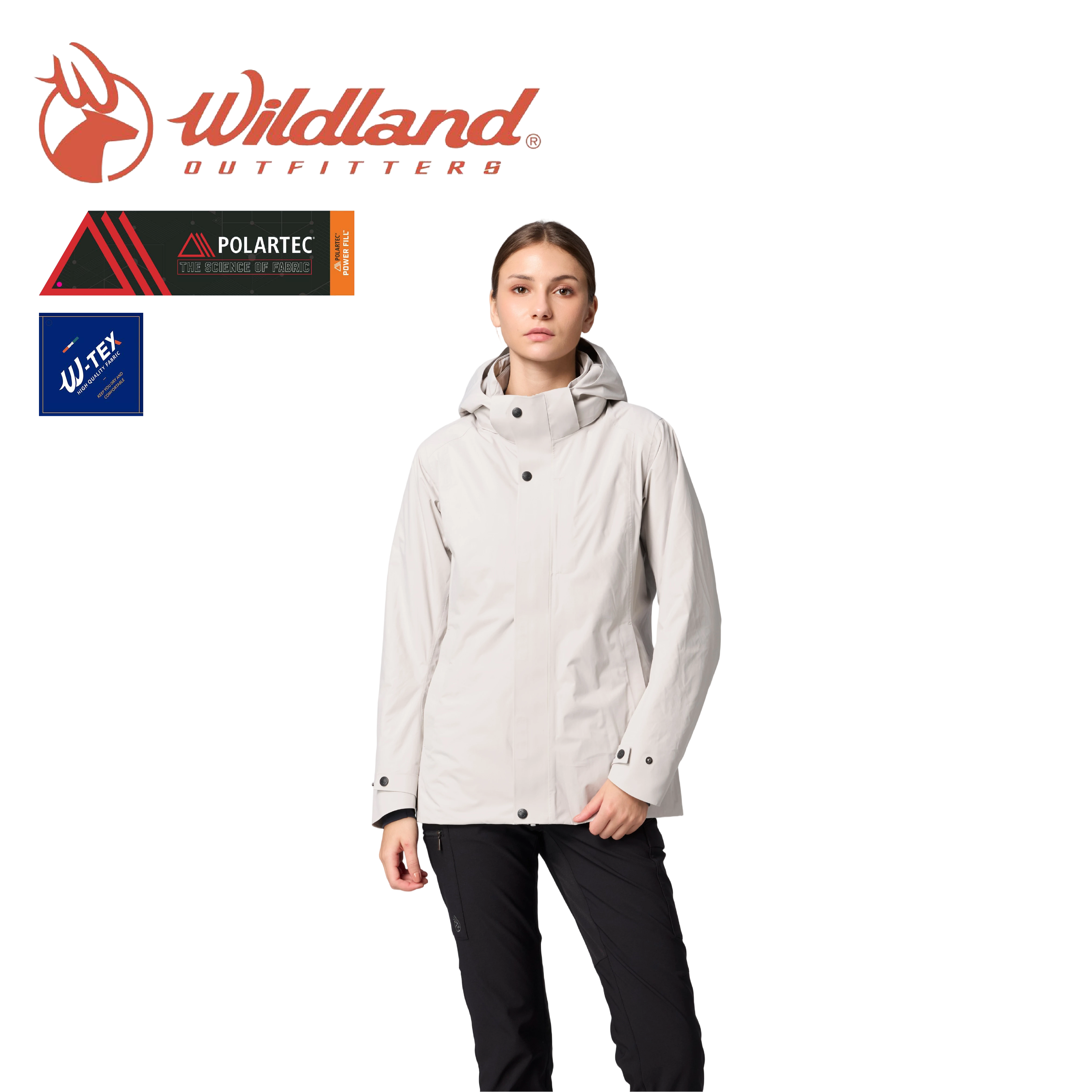 Wildland 荒野 Polartec輕量防水外套 女款(3色) 05WB32905