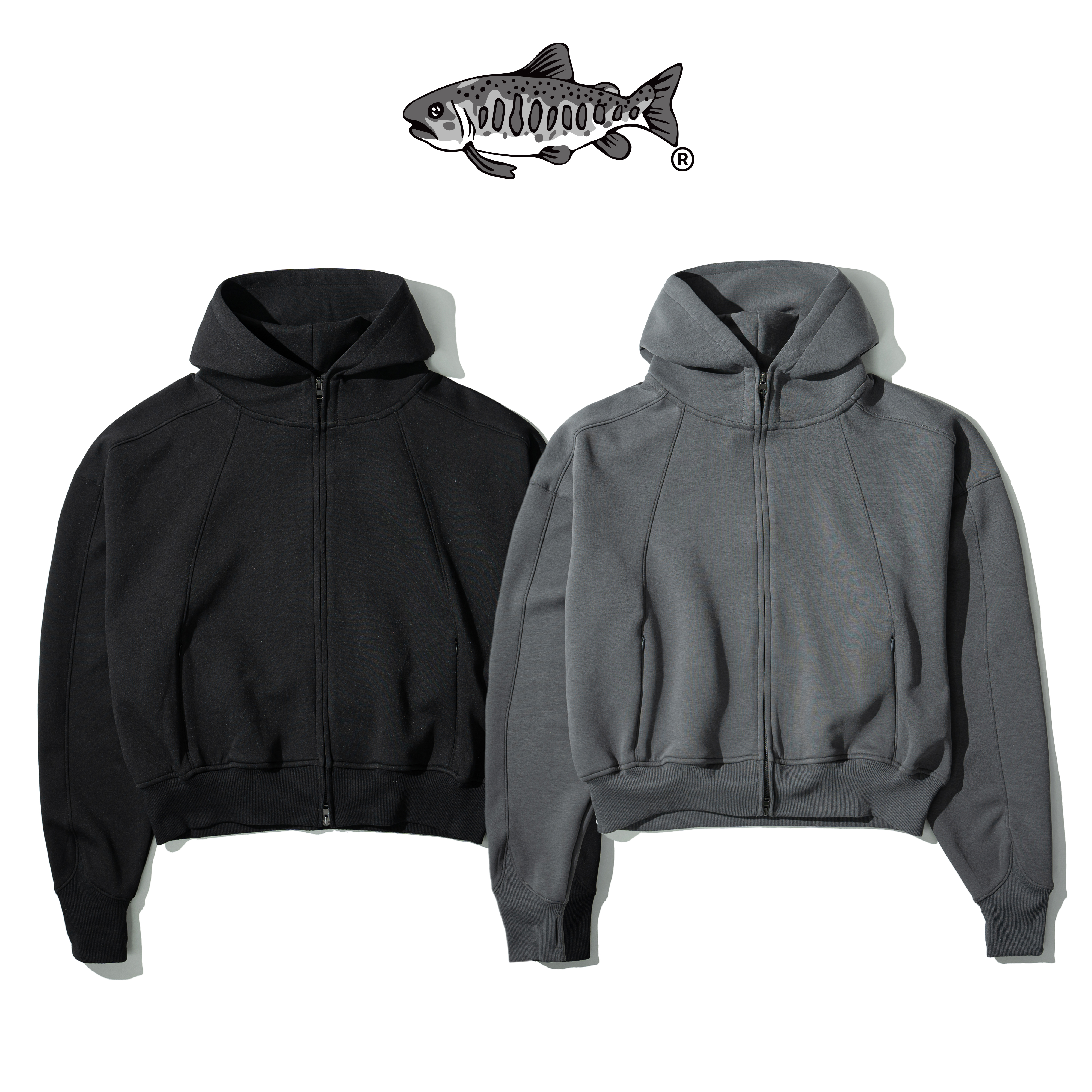 AGILITY Boxy Zip Hoodie 寬短 太空棉 連帽外套 [HZ68]