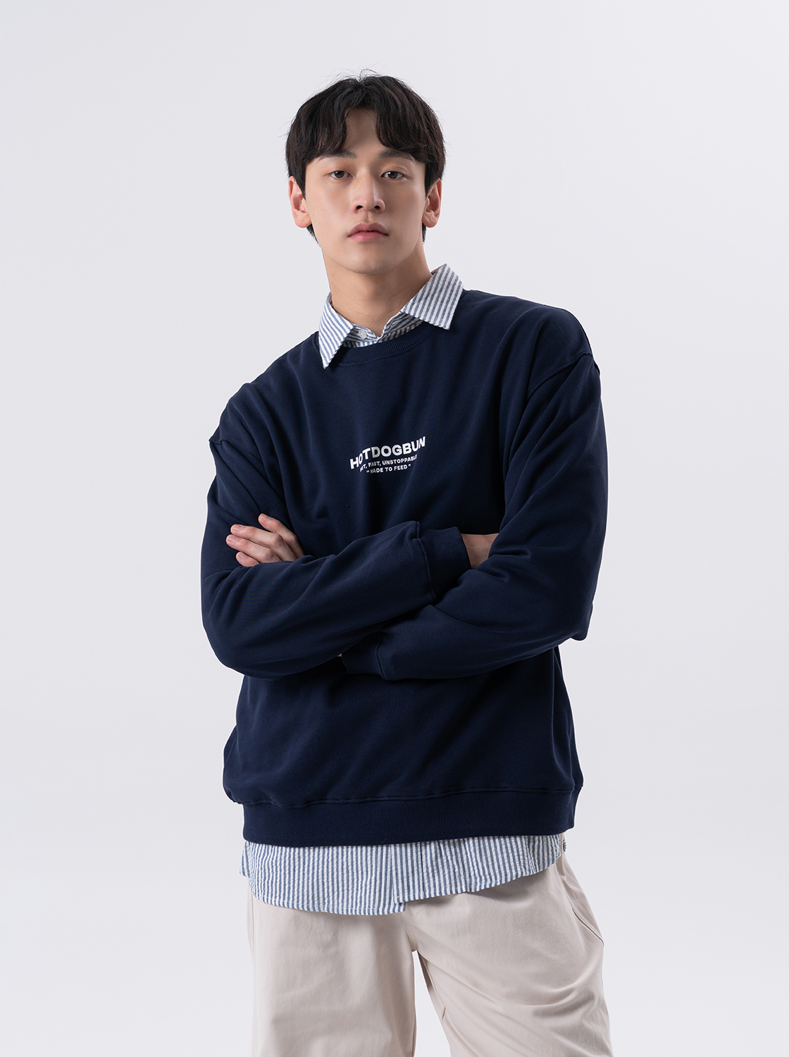 速食線條印花TEE