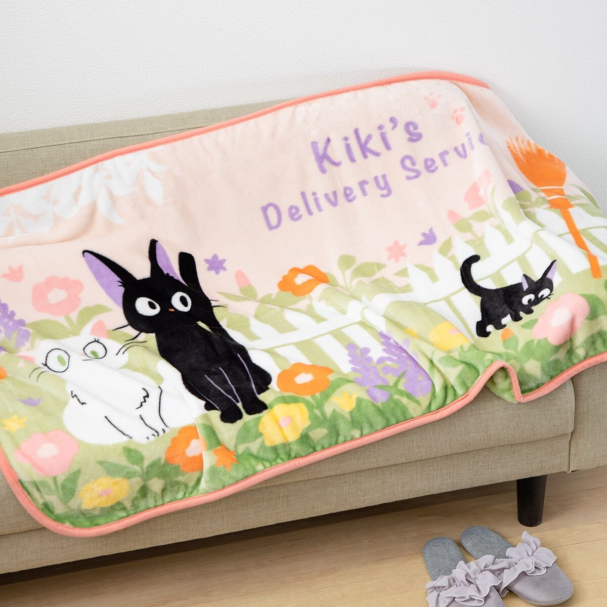 長毛毯 魔女宅急便 開花的庭園