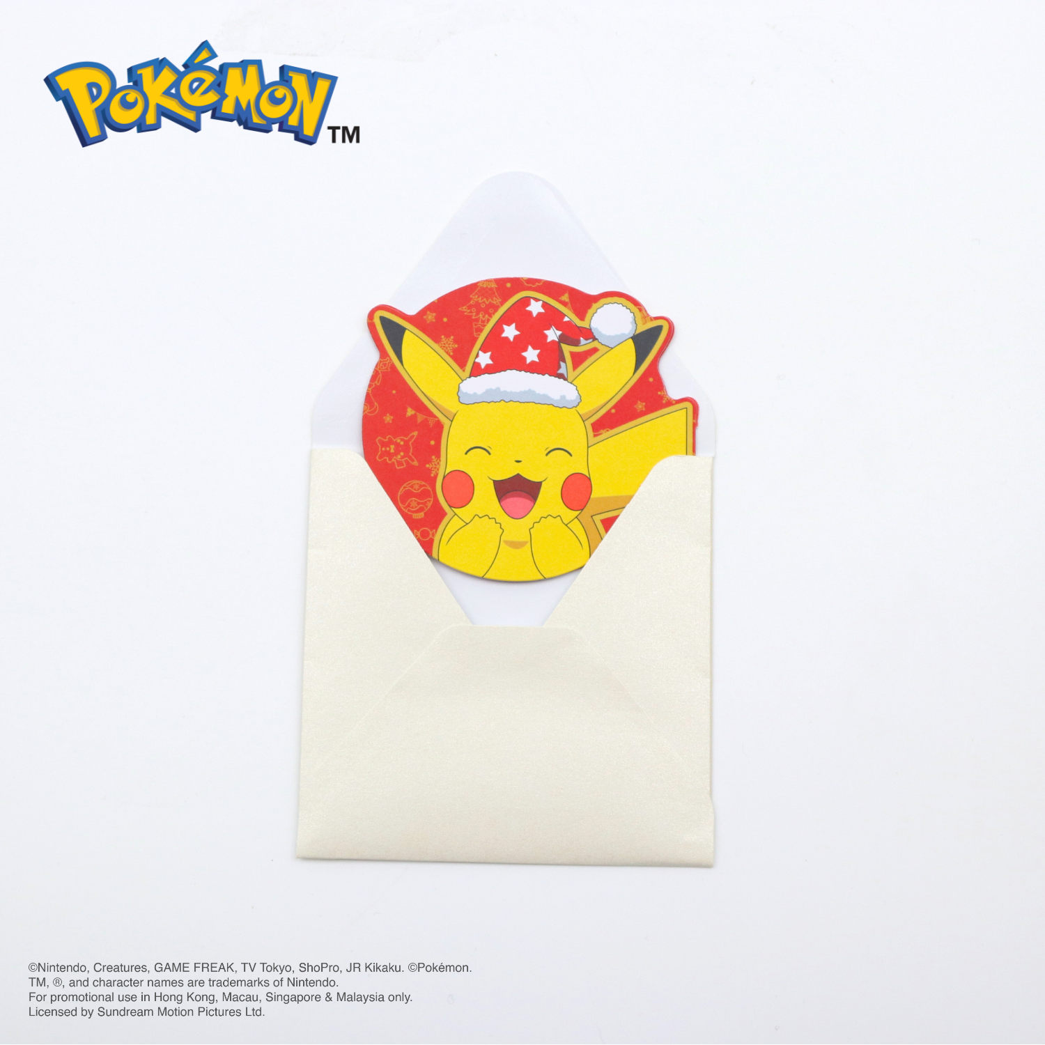 Pokémon Christmas Mini Card - Pikachu