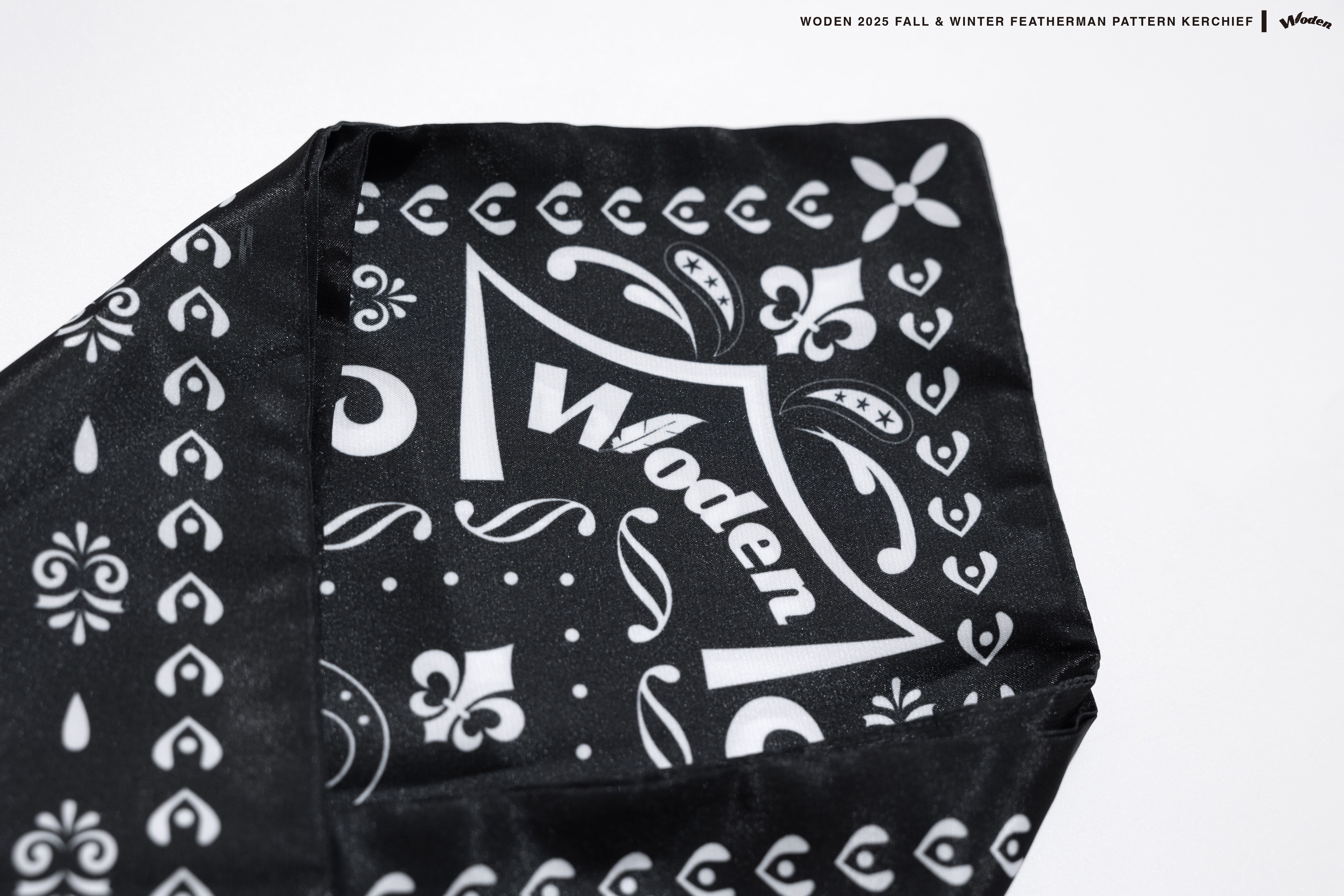 【車庫服飾】WODEN Featherman Pattern Kerchief