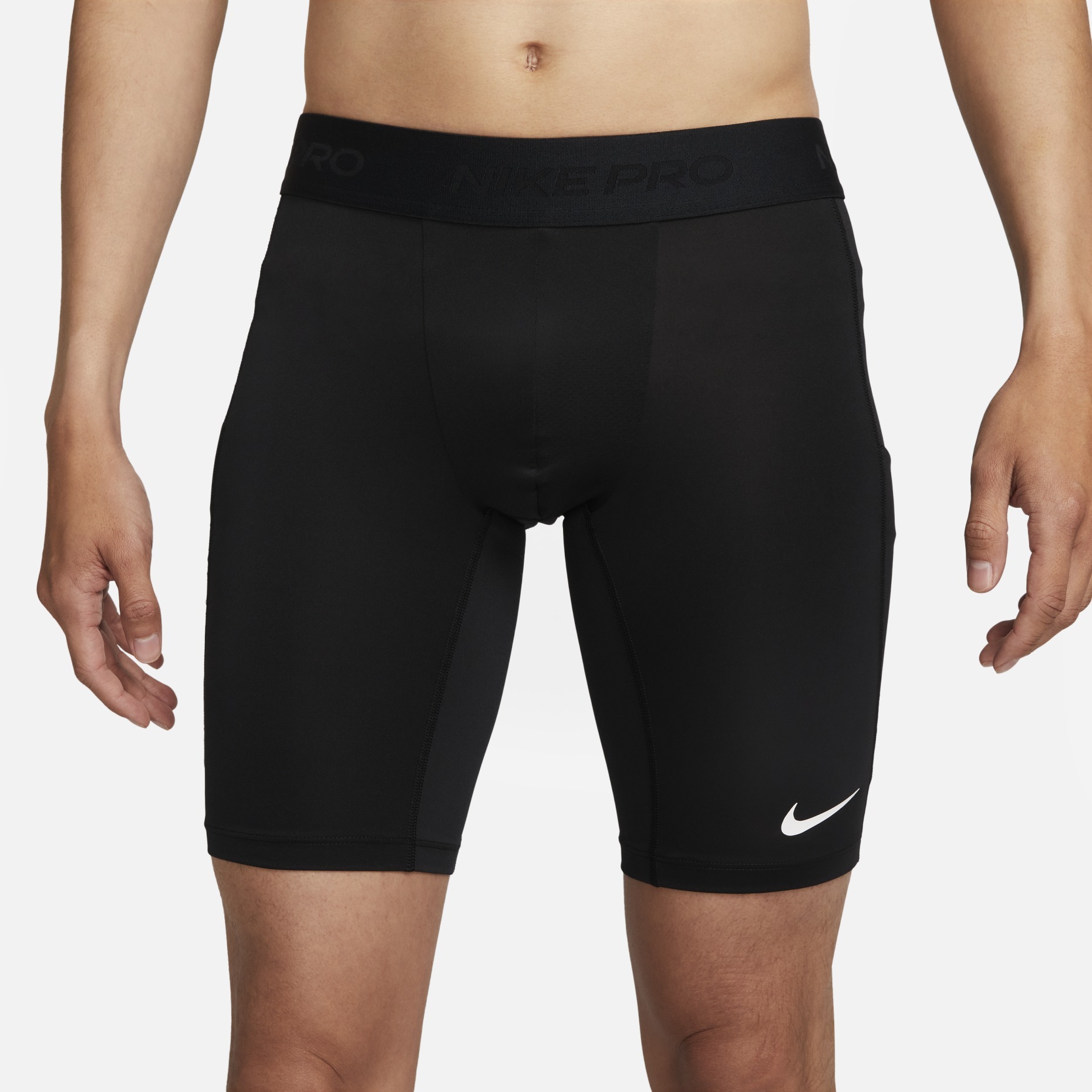 男款 NIKE PRO DRI-FIT SHORT 黑色 吸濕排汗 內搭 束褲 籃球 健身 訓練 緊身褲 長版 健身 短褲【FB7964-010】
