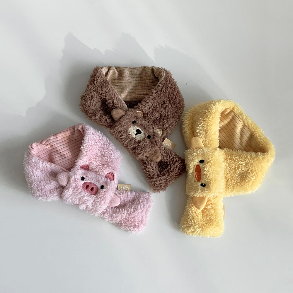 DURANGRURANG ｜動物毛絨圍巾 三款