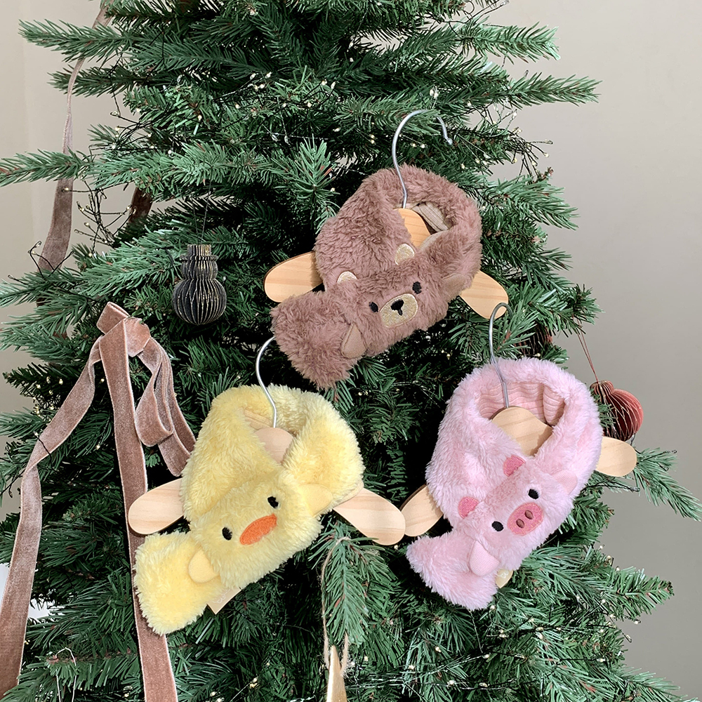 DURANGRURANG ｜動物毛絨圍巾 三款