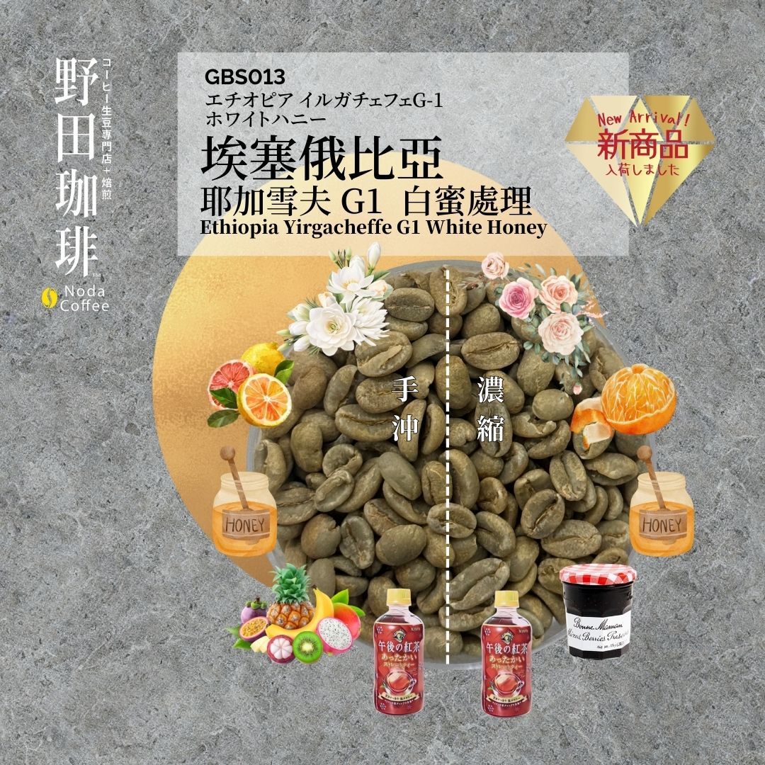 GBS013 埃塞俄比亞 耶加雪夫 G1 白蜜處理