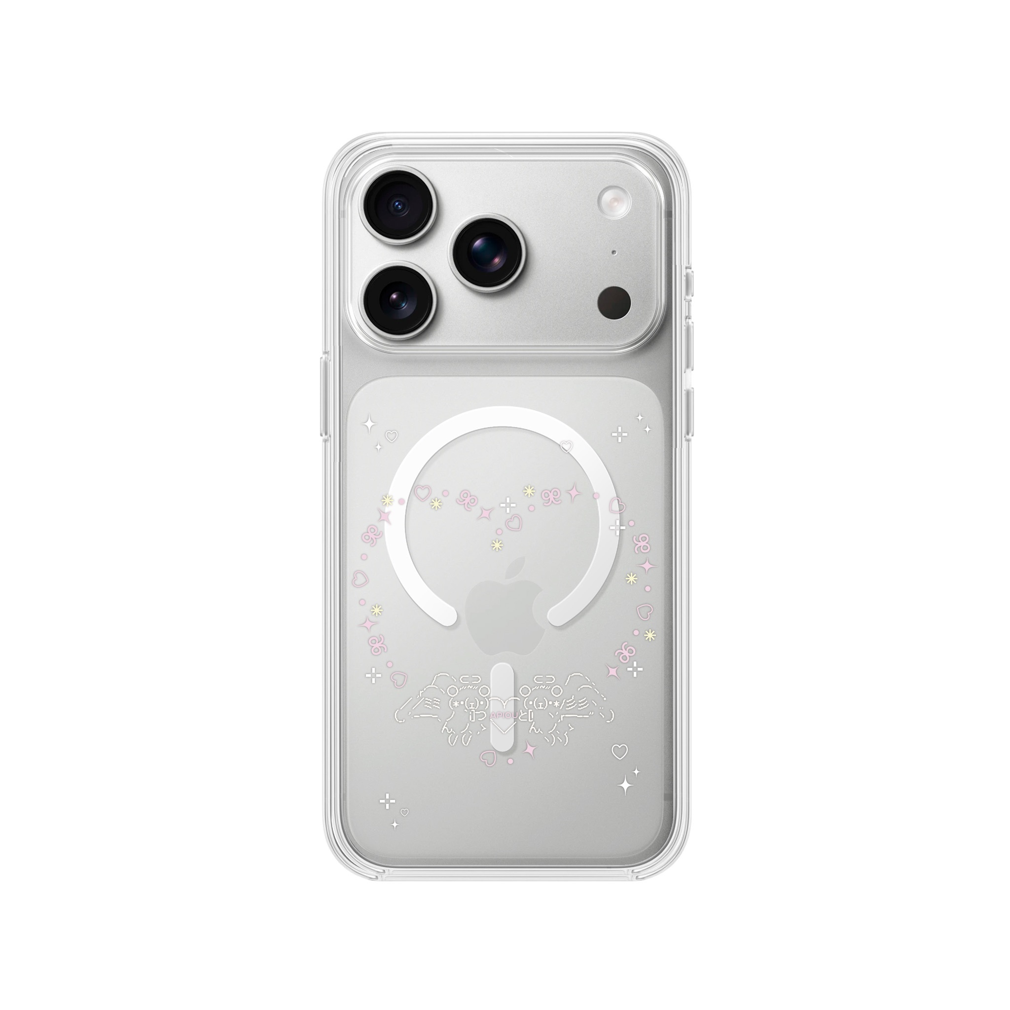愛心顏文字iPhone 透明防摔保護殼(支援MagSafe)【現貨】