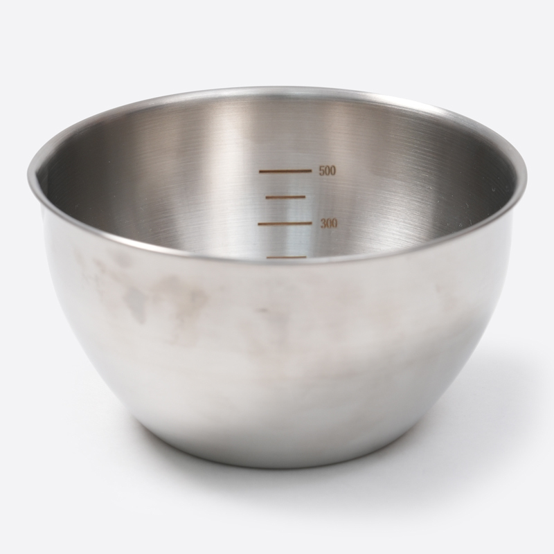 SP 不鏽鋼帶刻度碗/500ml