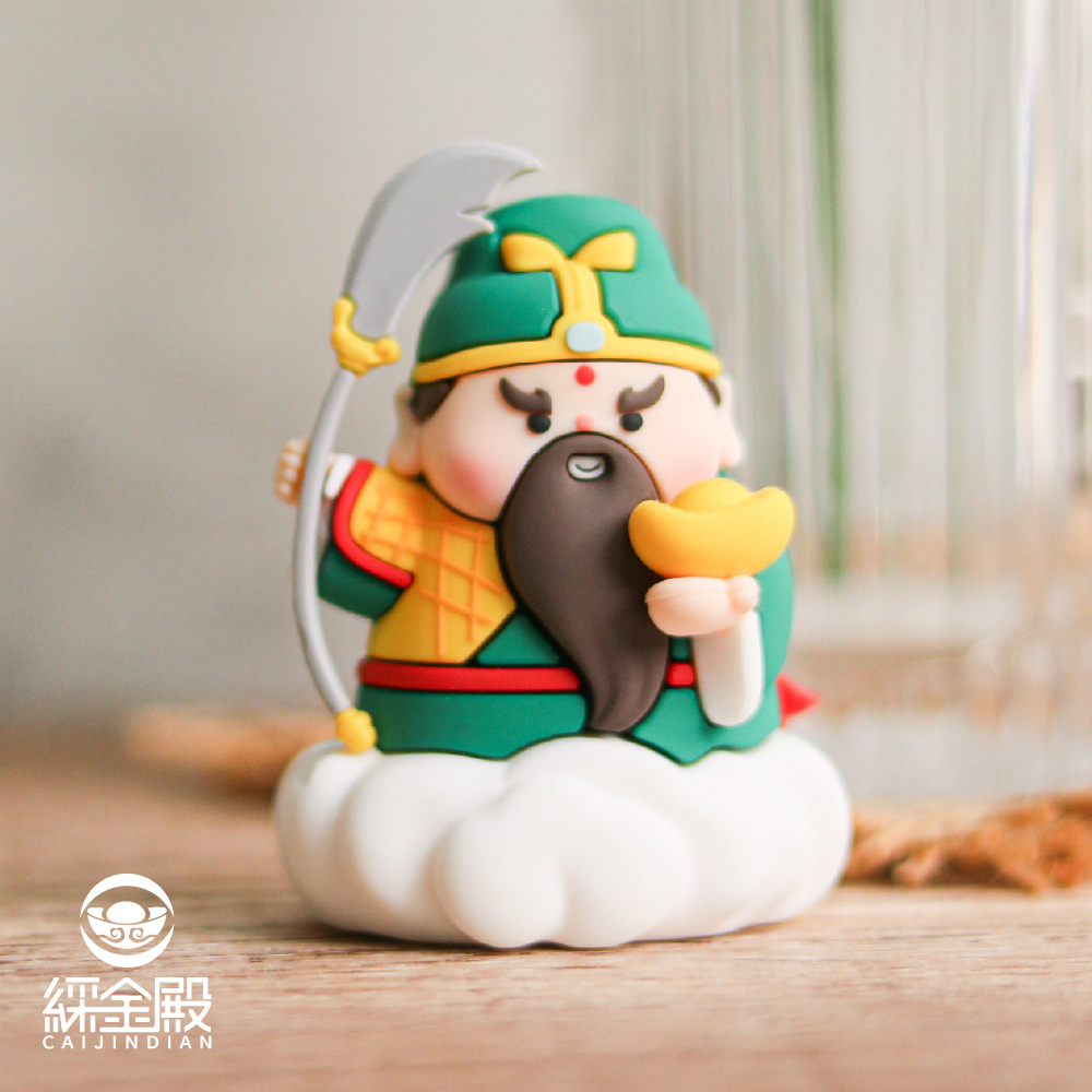 關聖帝君-神仙賜福好運公仔｜模型｜擺件｜求財升官｜驅邪辟惡｜求事業運【綵金殿】