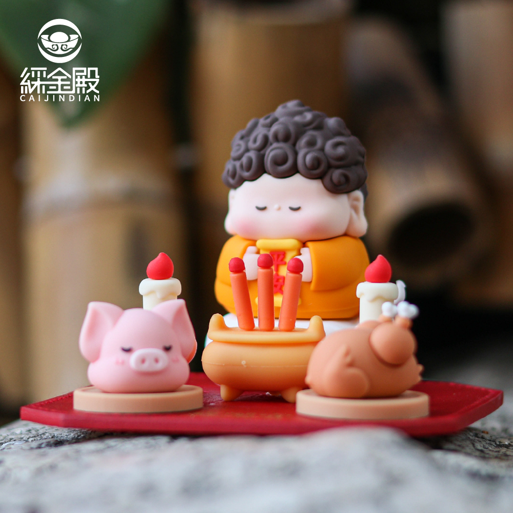 如來佛祖-神仙賜福好運公仔｜模型｜擺件｜永保平安｜消災解厄｜病痛好轉【綵金殿】