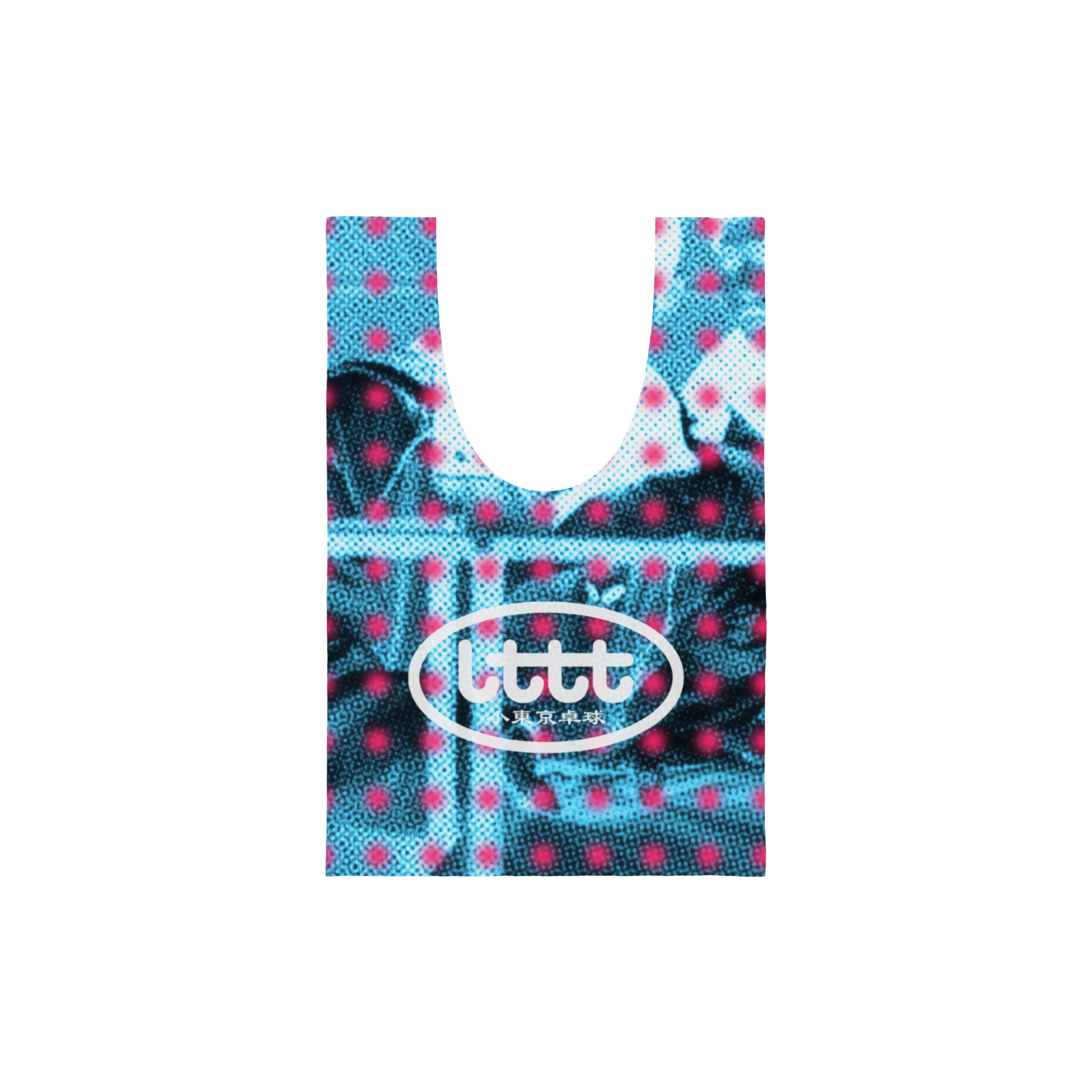 b.Eautiful x LTTT Dots Reusable Bag Mini (Blue / Pink) - Collaboration