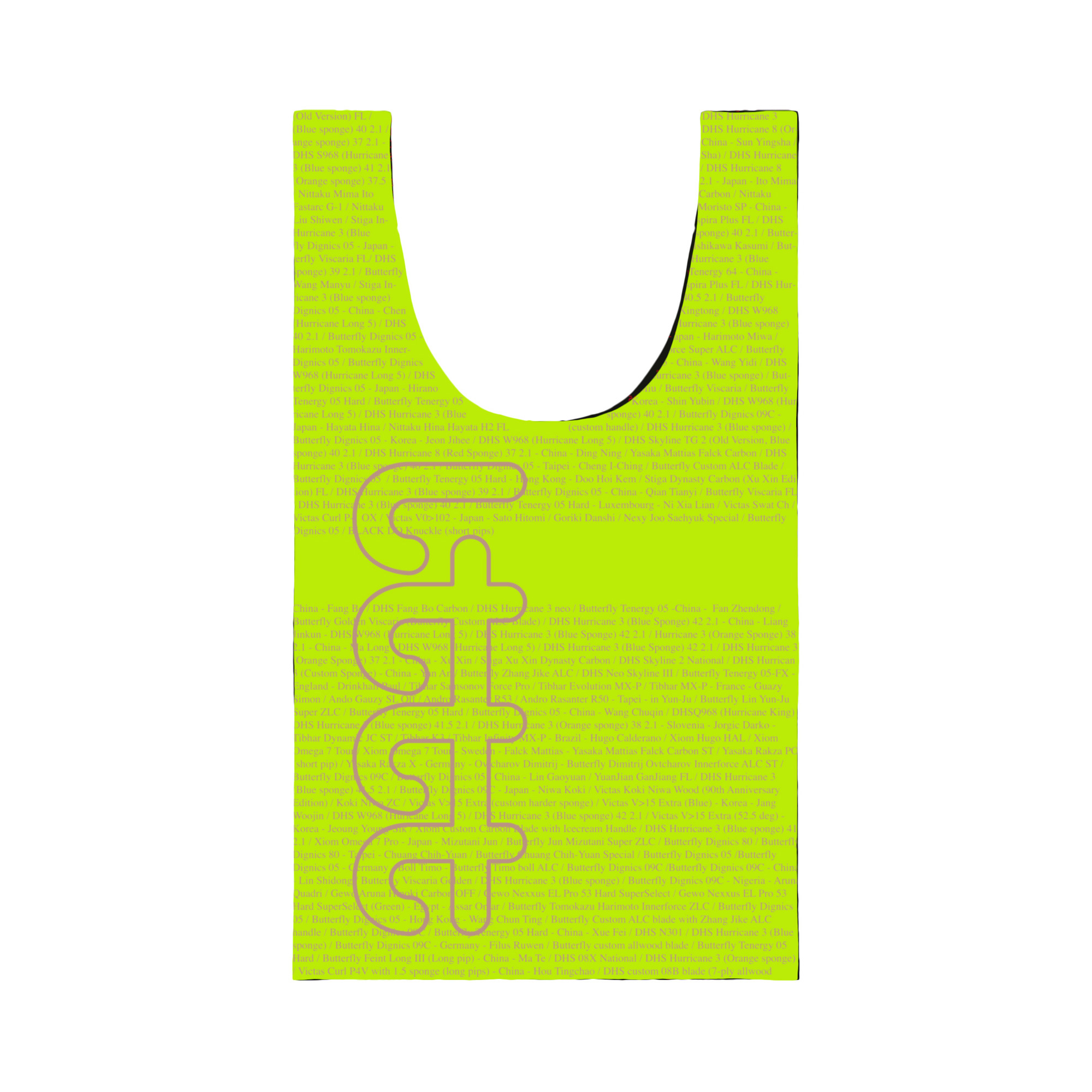 b.Eautiful x LTTT Times Reusable Bag (Black / Lime) - Collaboration