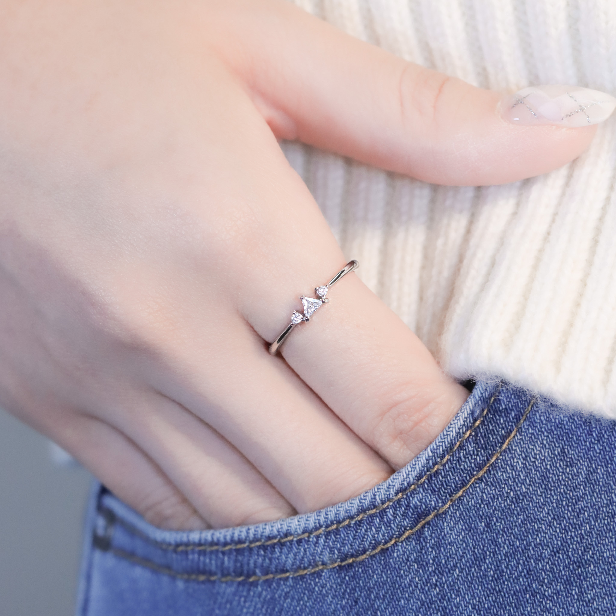 | 925純銀 | 堅定的關係戒指 | RI0999 |