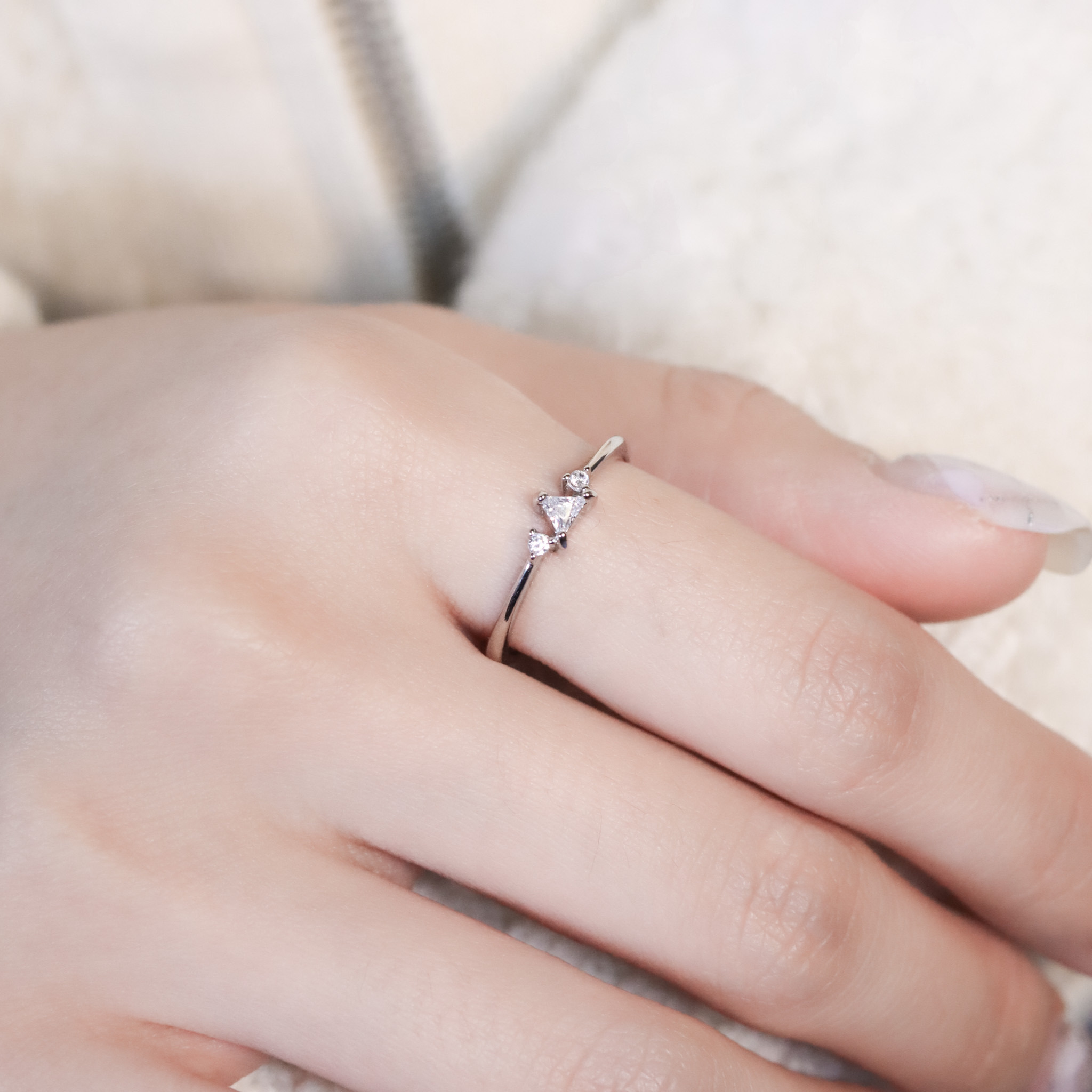 | 925純銀 | 堅定的關係戒指 | RI0999 |