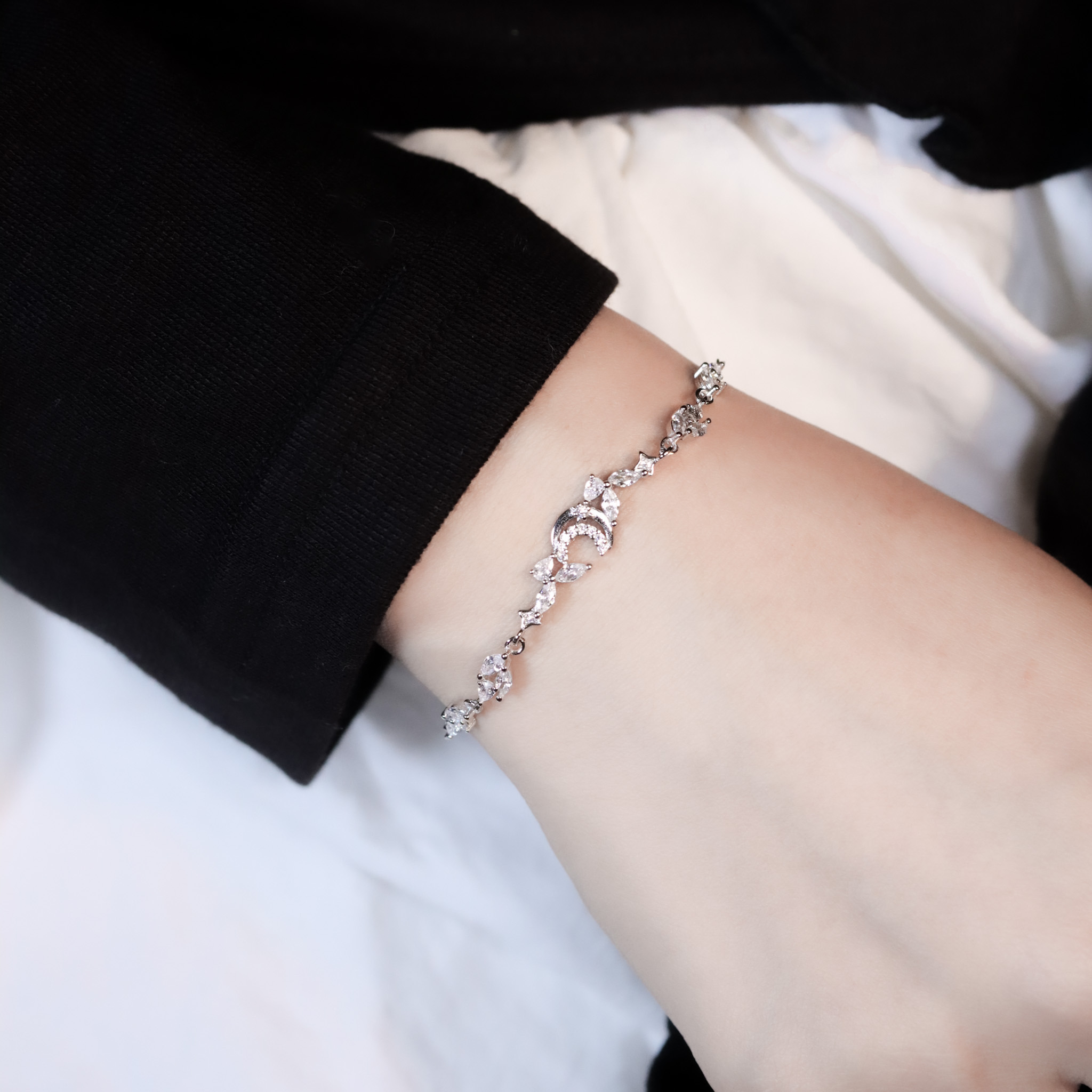 | 925純銀・白金 | 長久的陪伴手鏈 | BR1442 |