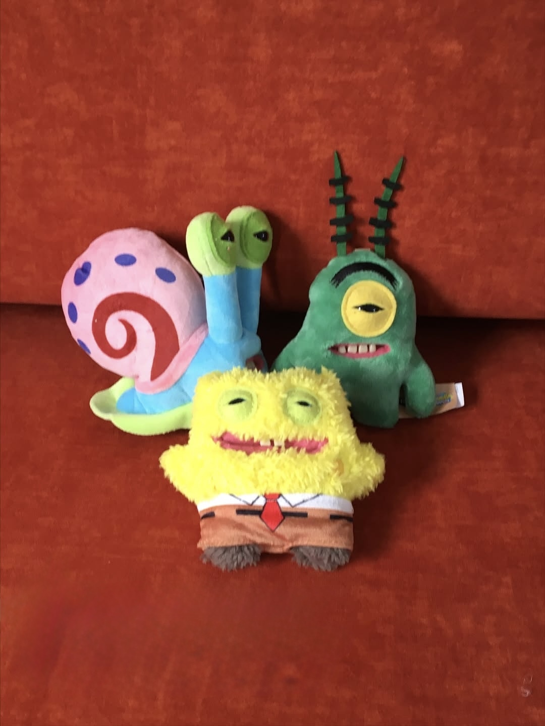 Fuggler x SpongeBob 海綿寶寶 派大星 章魚哥 皮老闆 小蝸 牙齒怪 牙寶 放克牙寶 吊飾 鑰匙圈 / 現+預