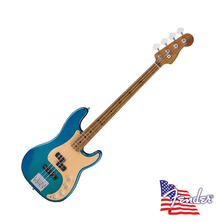 限定款 Fender USA Ultra II Precision Bass Aurora 電貝斯