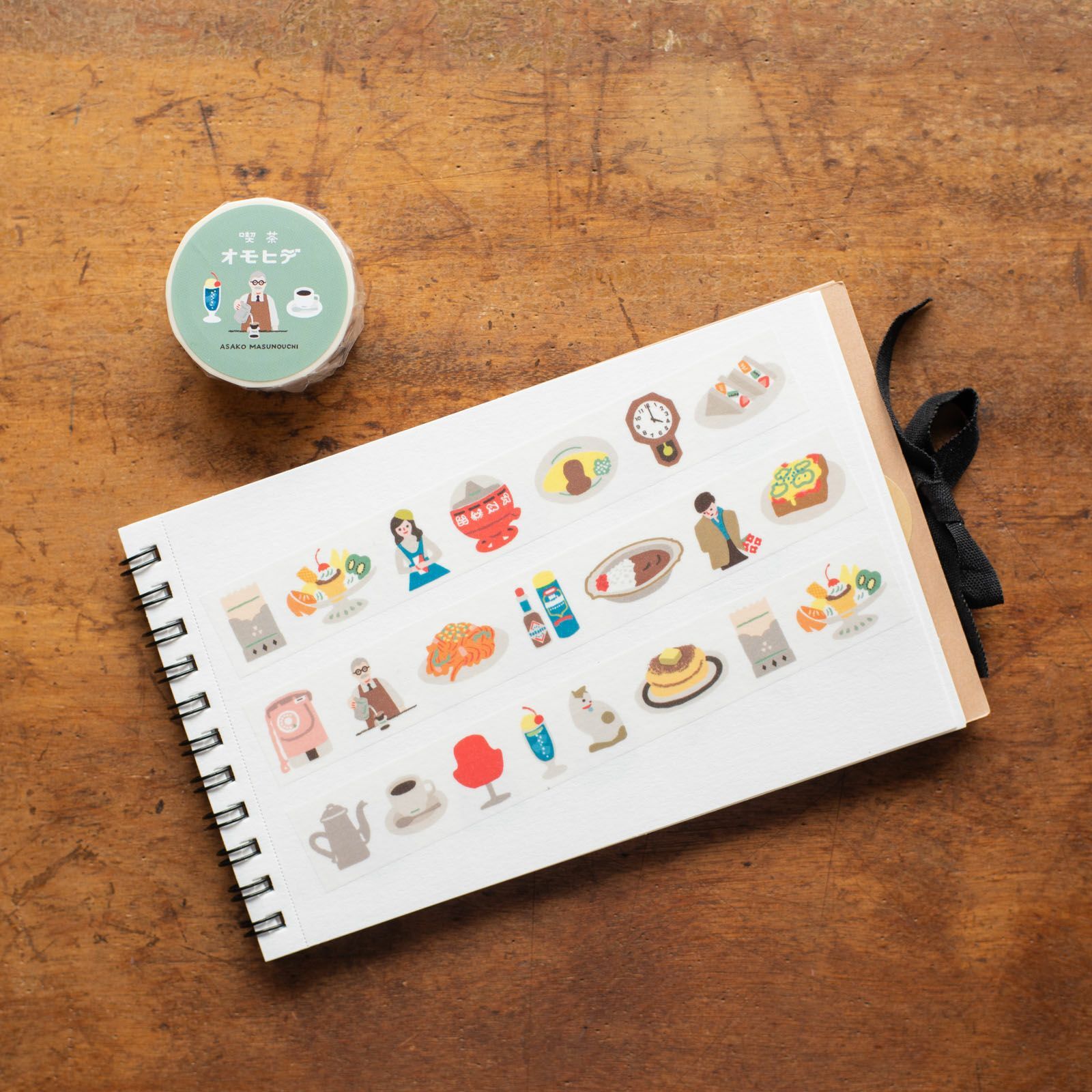 手紙社 x 升ノ内朝子｜復古喫茶店 紙膠帶 / 手紙社 / JAPAN