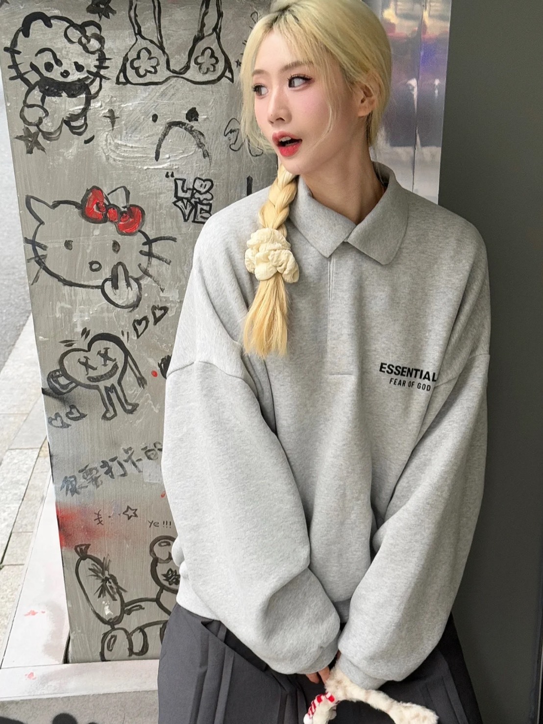 ESSENTIALS FALL24 HOLIDAY系列 FLEECE POLO 美式 重磅 衛衣