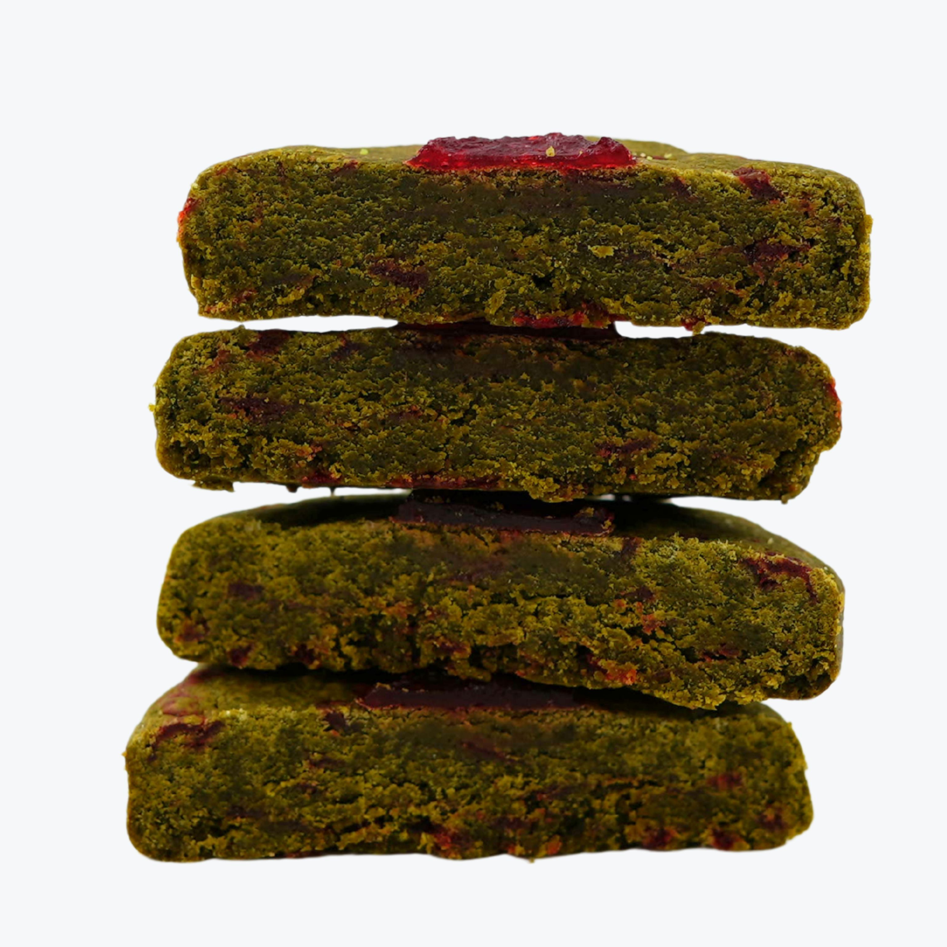 Matcha Strawberry American Cookies