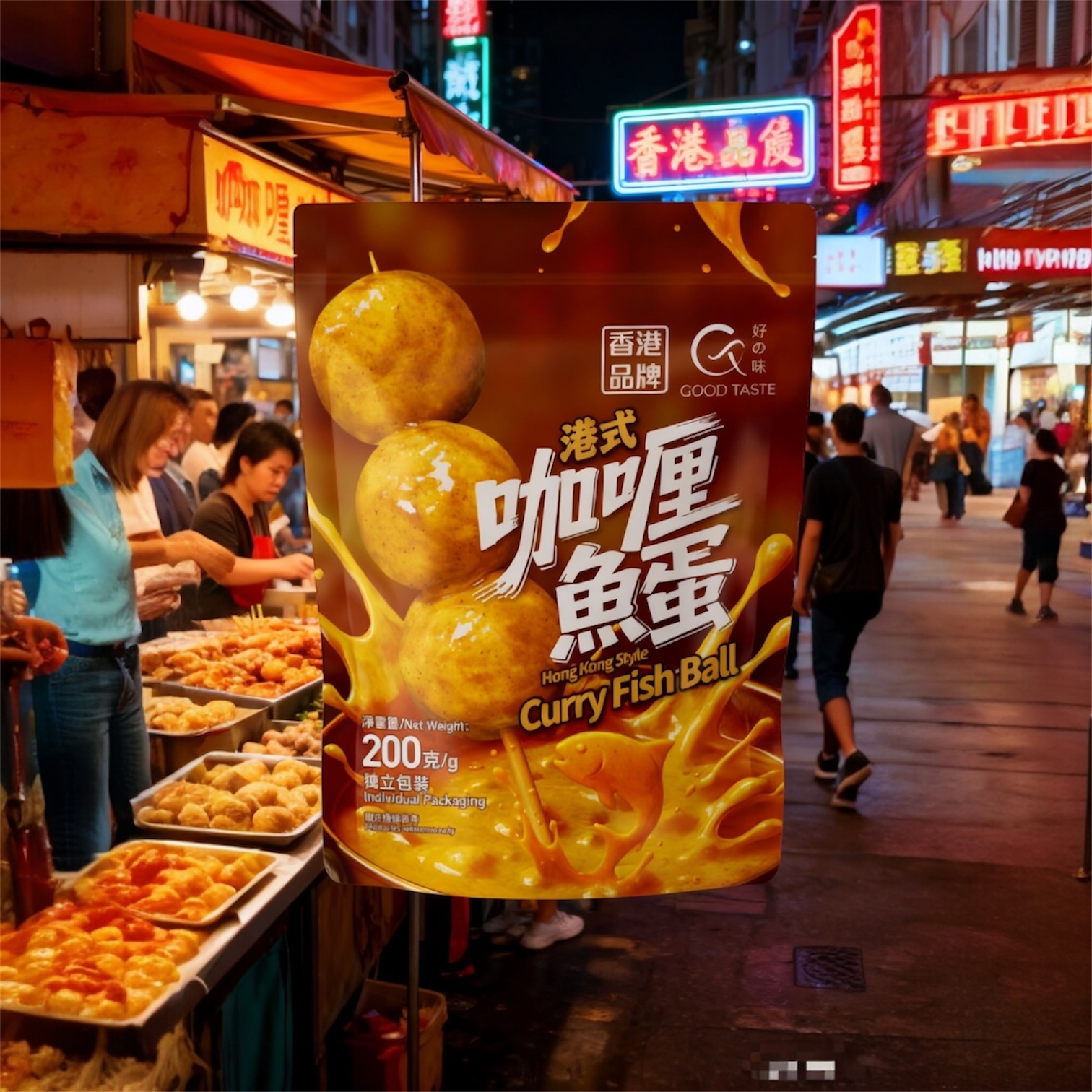 W20531 香港街頭靈魂小食】港式咖喱魚蛋