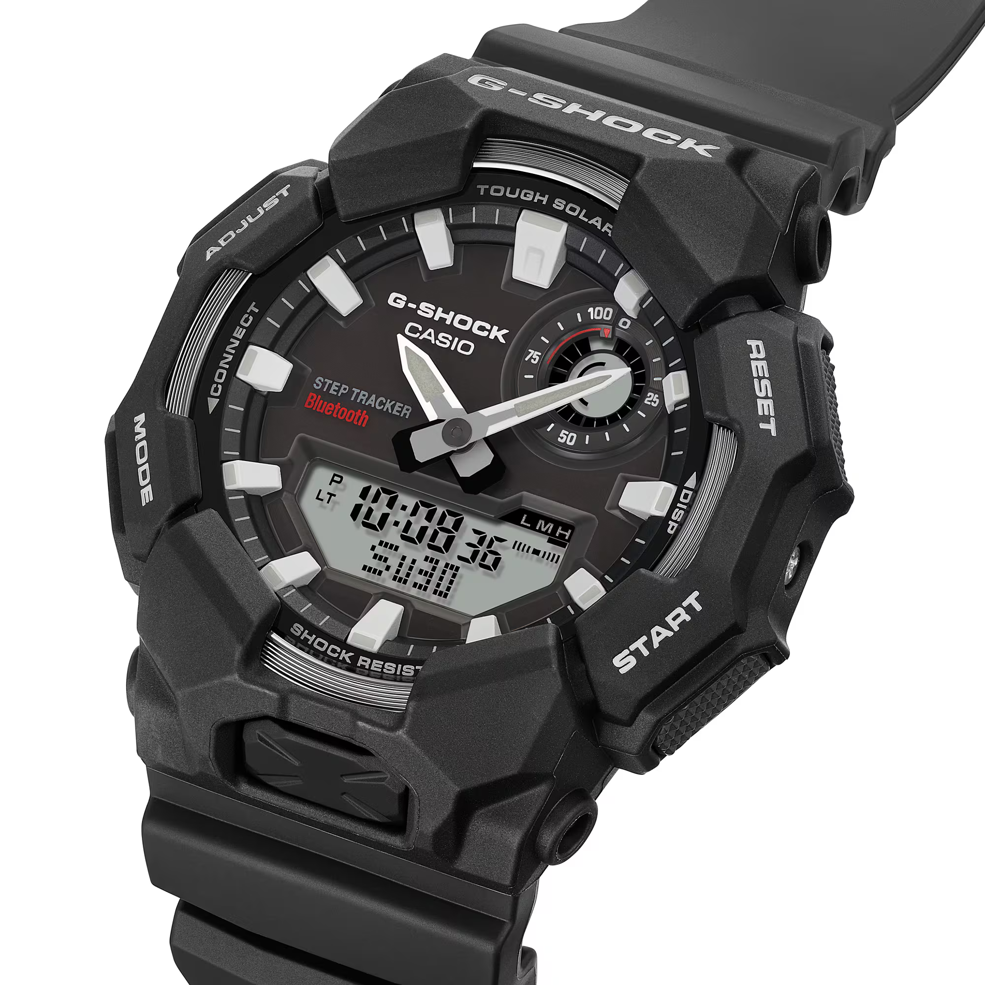 萬年鐘錶 - G-SHOCK  太陽能藍牙運動電子錶 GA-B010-1A 錶徑 : 49.3mm