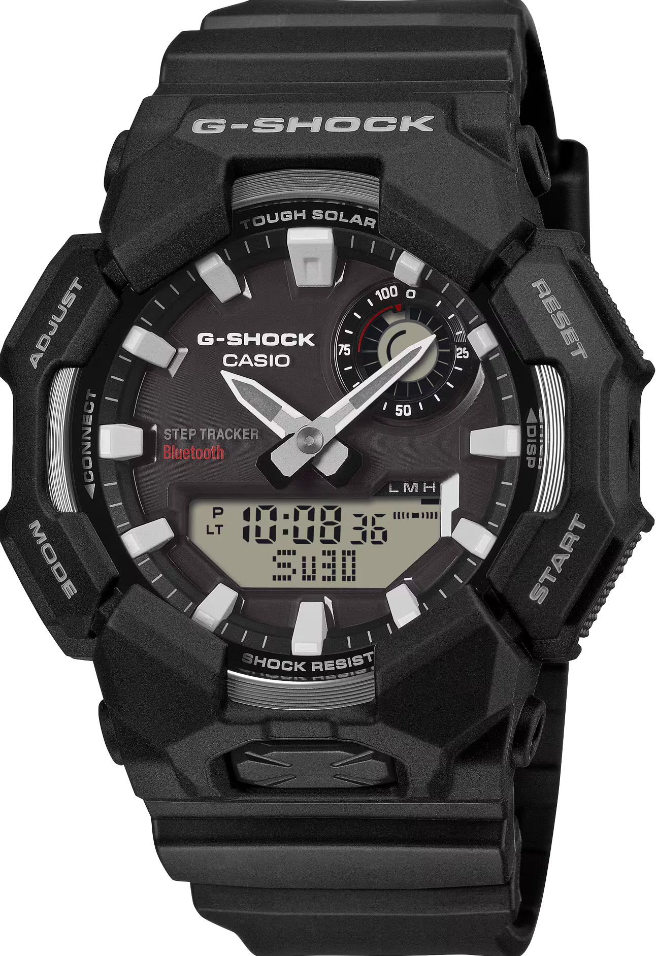 萬年鐘錶 - G-SHOCK  太陽能藍牙運動電子錶 GA-B010-1A 錶徑 : 49.3mm