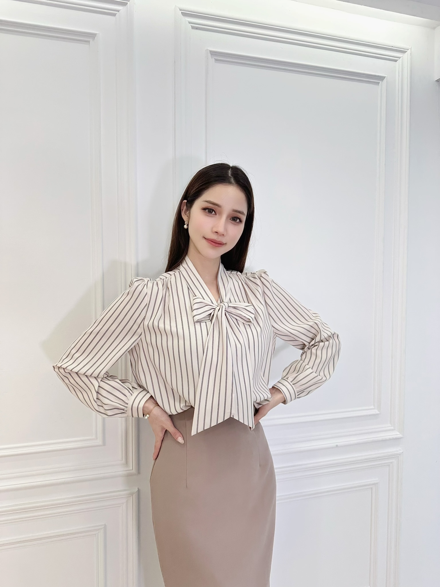 (經典必備!)秋冬10色窄裙-沙