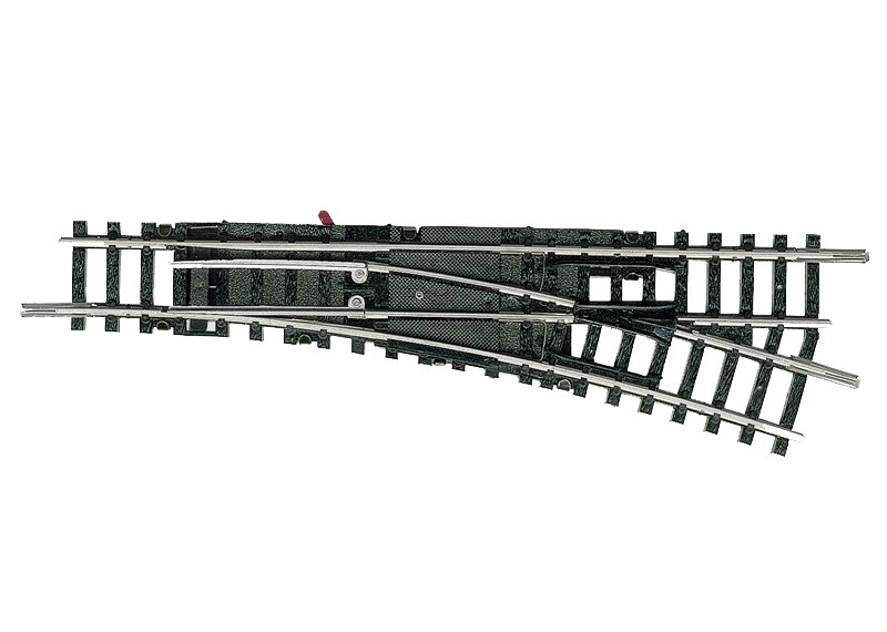 Minitrix 14955 N比例 Minitrix 右道岔，長度 112.6 毫米 / 4-7/16 英寸