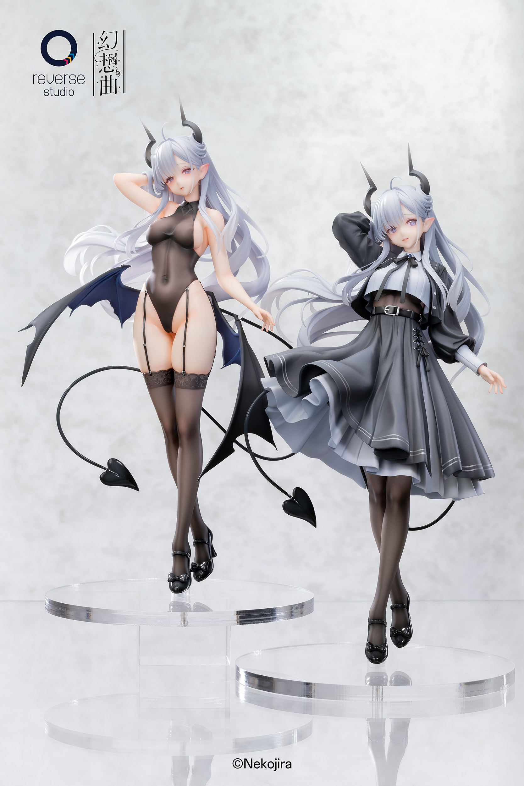 REVERSE STUDIO 人形幻想曲系列 緹婭 魅魔見習生Ver. 常服版 及 內衣版 FANTASIA SERIES THEA THE APPRENTICE SUCCUBUS VER. CASUAL WEAR & INNER WEAR 1/6 SCALE FIGURE SET OF TWO